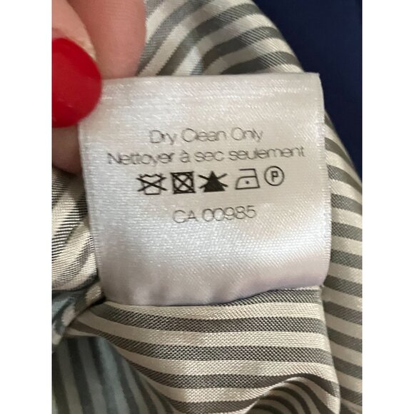 Veronica Beard Womens Miller Dickey Blazer Designer Jacket Size 6 Blue SP EXC - Picture 9 of 12